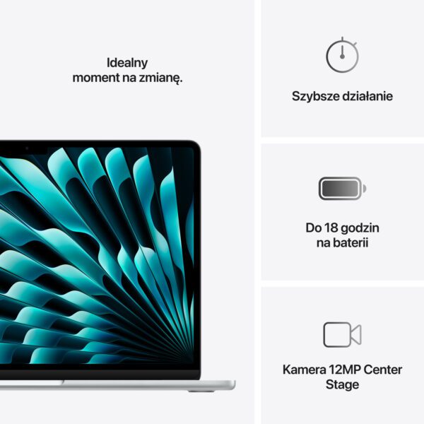Apple MacBook Air 13 M4 24GB RAM 512GB SSD - Srebrny