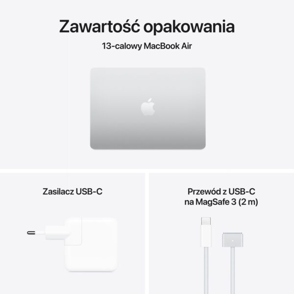 Apple MacBook Air 13 M4 16GB RAM 256GB SSD - Srebrny - obrazek 7