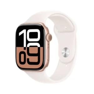 Apple Watch 10 GPS 42mm Koperta z Aluminium w kolorze Różowego złota z Paskiem sportowym
