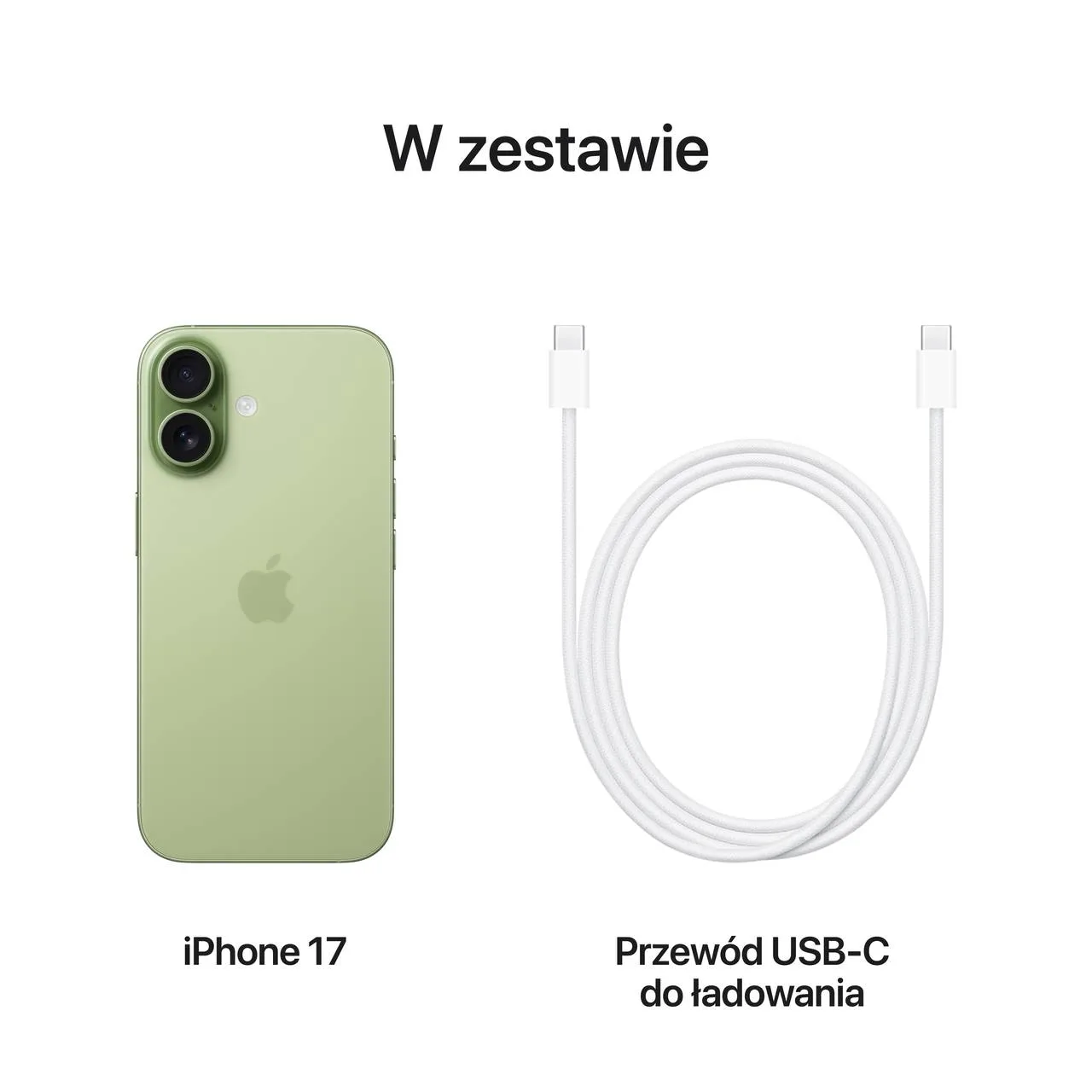 Smartfon APPLE iPhone 17 5G 256GB 6.3" 120Hz Szałwia sagę mistermac.store